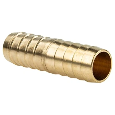 Image of tecuro Repair Tube/Hose Connector 3/4 Inch (19 mm) Blank Brass