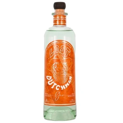 Image of Lost Dutchman London Dry Ultra Premium Multi Award Winning Small Batch Artisan Gin distilled with 12 Organic botanicals, 70cl, 44% ABV/VOL.