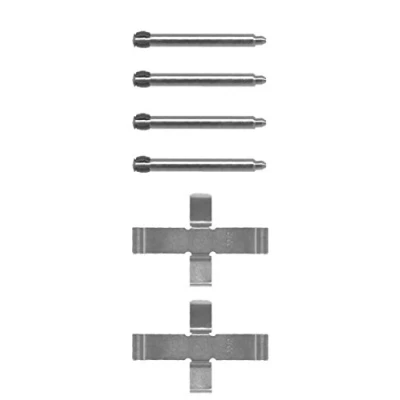 Image of 0004213391, 0009919760, A0004213391, A0009919760 Accessory Kit, disc brake pads DELPHI LX0070 MERCEDES BENZ: E Class Saloon, 190, W124 Estate