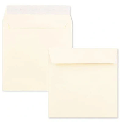 Image of Envelopes Square White Opal (17 x 17 cm 120 g/m²/Naßklebung/Flat/Series Cover o.p.a.l Quadratisch Weiß