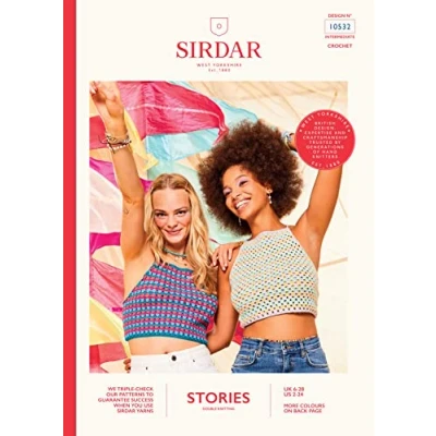 Image of Sirdar Stories DK Crochet Pattern 10532 with The Band Vest