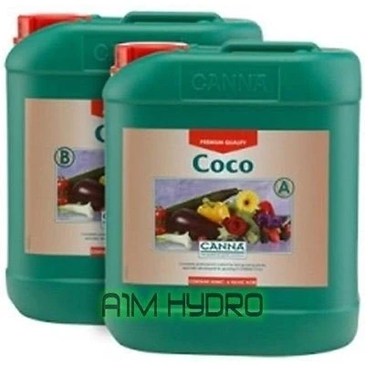 Image of Canna Coco A+B 10 Litre Veg And Flower Plant Food Base Nutrients Hydroponics