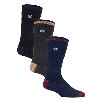 Image of HEAT HOLDERS 3 Pair Pack Multipack Mens Insulated Thermal Socks for Winter 6 11