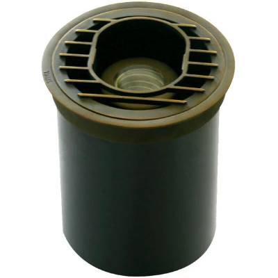 Image of Bronze LED 3 Light Outdoor Tiltable In Ground Recessed Spotlight IP44