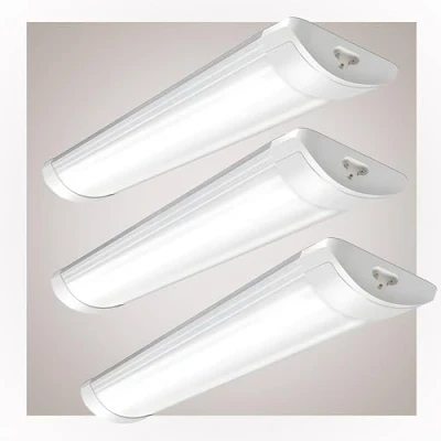 Image of Brightex, Pack of 3 Led Batten Lights 50W Day Light 4000K 6000 Lumen 4FT Tube Strip Lamp Linkable Connectable Linear Neutral White for Garage, Warehouse &amp; Workspaces