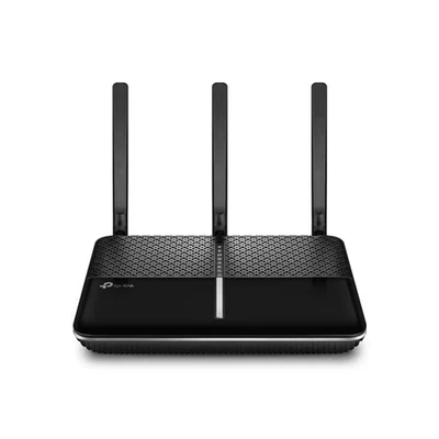 Image of TP Link Archer C2300 Dual Band Wireless MU MIMO (Gigabit WiFi Router 1625Mbit/s (5GHz) + 600Mbit/s (2.4 GHz), 4 Gigabit LAN Ports, 1 USB 3.0 Port, Print/Media/FTP/VPN Server) Black