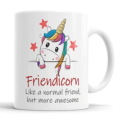 Image of Friendicorn Mug Friend Unicorn Cup for Fathers Day Birthday Christmas Funny Present