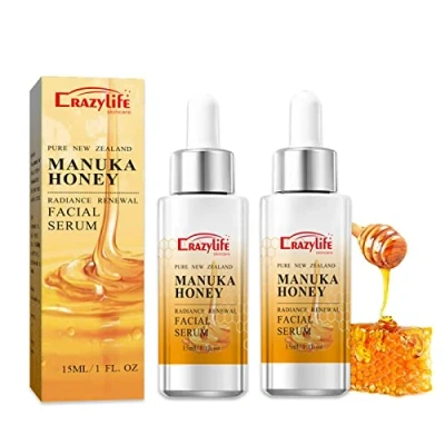Image of Manuka Honey Face Serum Repairing Essence Moisturizing Oil Control Shrink Pores Lifing Anti wrinkle for All Skin Types (2pcs)