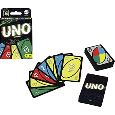 Image of UNO GXV51 Iconic Series 2000&#039;s Matching Card Game Featuring Decade Themed Design, 112 Cards for Collectors, Teen &amp; Adult Night, Ages 7 Years Older, 9.0 cm*3.0 cm*15.0 cm