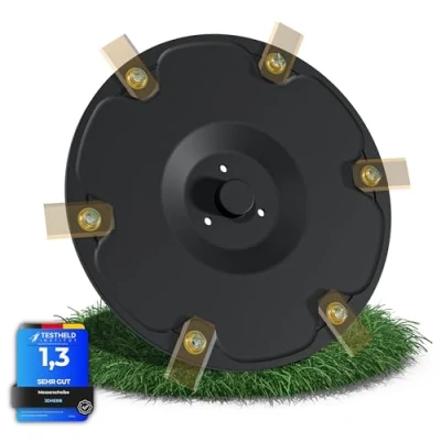 Image of 6 Blade Discs Compatible with Segway Navimow H Series H500E, H800E, H1500E, H3000E VF Robotic Lawnmower Premium Mower Disc Made of Fibreglass Reinforced Plastic for Blades (for without