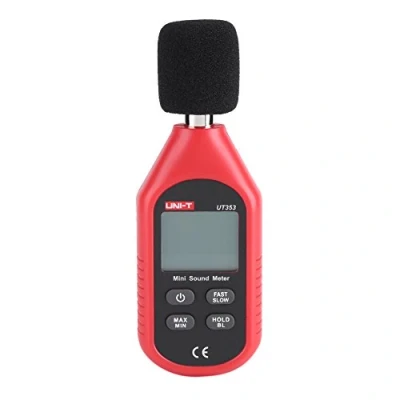 Image of Fdit Sound Decibel Meter, Lcd Digital Audio Meter Level Noise Monitor Db Measurement 30 To 130 Max Data Hold Function