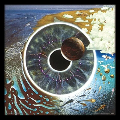 Image of Pink Floyd Pulse 12&quot; Album Cover Framed Print, MDF, Multi Colour, 32 x 1.5 cm