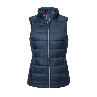 Image of Russell Athletic Womens/Ladies Nano Body Warmer (French Navy) Size X Large
