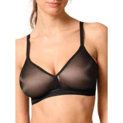 Image of Gossard Glossies NON Wired Bralet Triangle bra, Women&#039;s, Size: 40D, Black