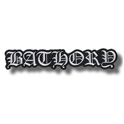 Image of Bathory Patch Badge Embroidered Iron on Applique