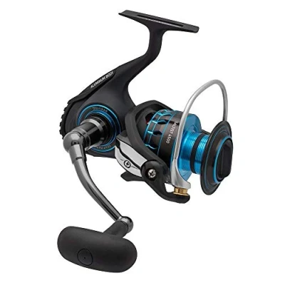 Image of Daiwa Saltist 5.7:1 Gear Spinning Reel, 47.40&quot;/22lb/22 lb,Black