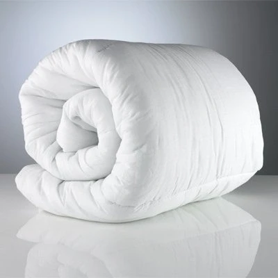 Image of Linens Limited Double Duvet 7.5 Tog, Bedtime Bliss, Summer Cool Quilt, Soft and Comfy, Hollowfibre, Machine Washable (White)
