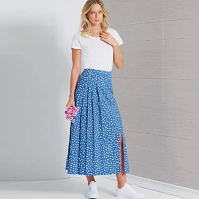 Image of New Look Sewing Pattern N6659 Misses&#039; Pleated Skirt with Or Without Front Slit Opening