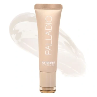 Image of Palladio Butter Balm Hydrating Lip with Sheer Tint, Aloe, Peptides, Shea Butter, and Vegan Formulation for Instant Moisture, Shine, Soothing Care, French Vanilla