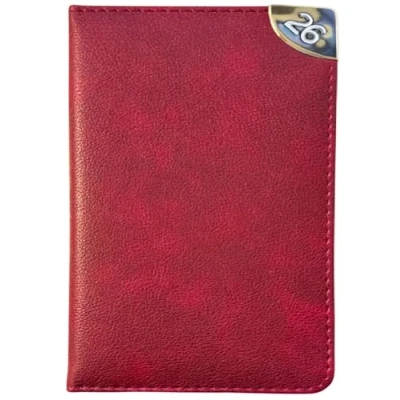 Image of 2025 Pocket Week To View Diary Embossed Textured Leathered Designer Fashion (Red)