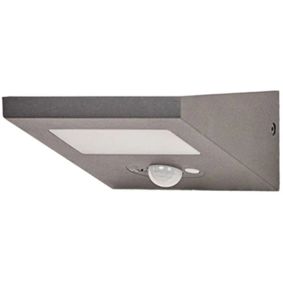 Image of Lucande Solar outdoor wall lamp Felin with downlight