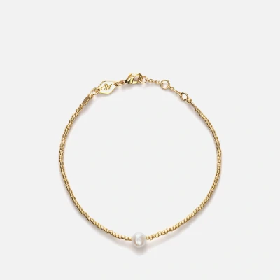 Image of Anni Lu Pearly Gold Tone Bracelet