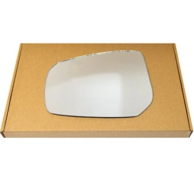 Image of Less4spares Wing Mirror Glass Left Compatible with Mitsubishi Mirage 2013 2020 STICK ON Passenger Near Side Convex
