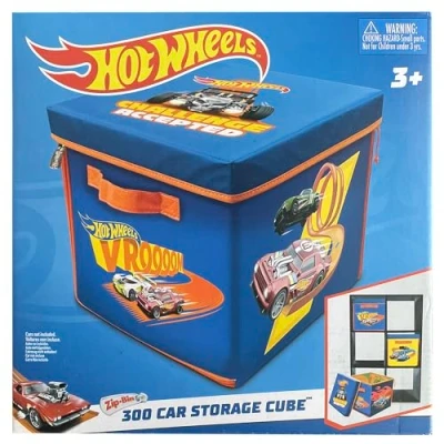 Image of PETERKIN Hot Wheels ZipBin Playmat and Storage for 300 Cars playmat! Toy &amp; Motors Ages 3+