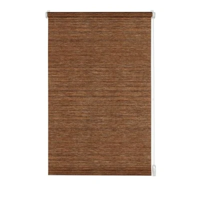 Image of GARDINIA Rollo zum Klemmen oder Kleben, Tageslicht Rollo, Blickdicht, Alle Montage Teile inklusive, EASYFIX Natur, Nougat, 45 x 150 cm (BxH)