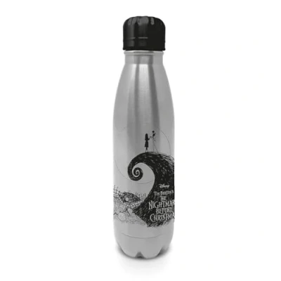 Image of Pyramid International The Nightmare Before Christmas Water Bottle (Silhouette Design) 540ml Metal Bottle, Kids Official Merchandise