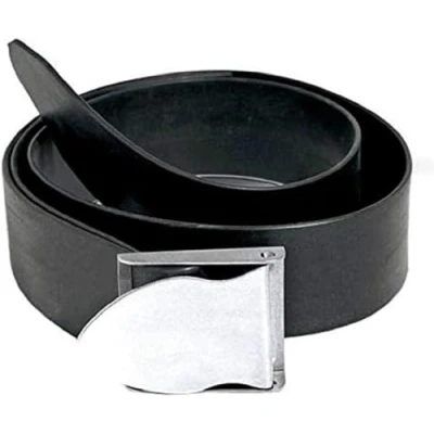 Image of Best divers bh0078 Pocket Weight Belt Rubber, SUB, Stainless Steel Buckle, Black