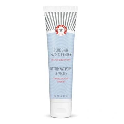 Image of First Aid Beauty Pure Skin Face Cleanser Daily Facial Wash Cream with Antioxidant Booster Safe for Sensitive 142g