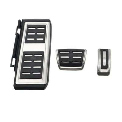 Image of HBGURM Brake Pedal Cover For VW Golf MK7 8 P&amp;assat B8 3G Tiguan 2 T&amp;ouran Polo 5 6 T R&amp;OC Jetta 7 A7 Car Pedals Gas Clutch Pads Covers(AT)