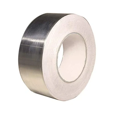 Image of VITCAS Aluminium Foil Tape Self Adhesive for Permeant Fixing Heat Resistant Good Thermal &amp; Electrical Conductivity Central Heating System Anti Corrosion Rusty 50mm x 45Mtr