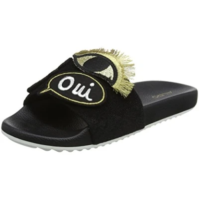 Image of ALDO Women&#039;s ERALIDDA Low Top Slippers, Black (Black 98), 4.5 UK
