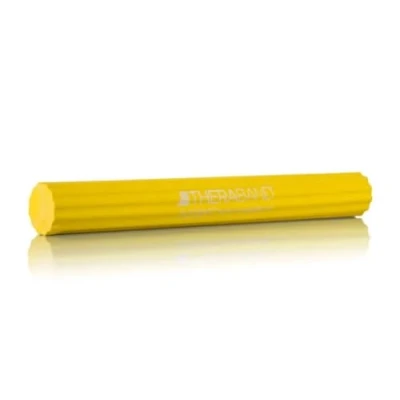 Image of THERABAND Resistance Bar, FlexBar, Pain Relief for Tennis Elbow Injury, Tendonitis &amp; Improve Grip Strength, Rehab and Therapy after Yellow, Extra Light Beginner