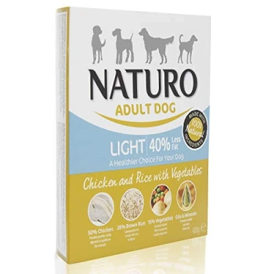 Image of Naturo Wet food for dogs Light Chicken with rice 400g