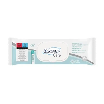 Image of Serenity Care Cleansing Wet Wipes Pack of 63 (1 63)
