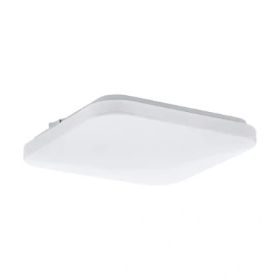 Image of EGLO Frania LED Ceiling Light 1 Bulb Material: Steel, Plastic, Colour: White, Length: 28 cm
