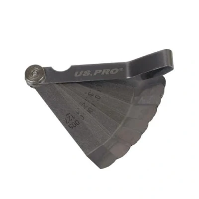 Image of US PRO Tools 16 Offset Blade Metric &amp; Imperial Feeler Gauge 5906