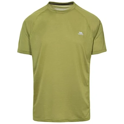 Image of Trespass Men Esker Quick Dry Antibacterial T Shirt Cedar Green, 2X Small