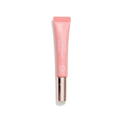 Image of GOSH tinted lip balm with SPF 15 I vegan care stick colour in nude (001) soft lips without stickiness perfume free glossy booster moisturising lipbalm