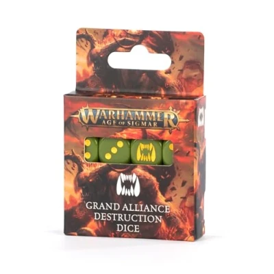 Image of Games Workshop Warhammer Age of Sigmar: Grand Alliance Destruction Dice Set (20 count)