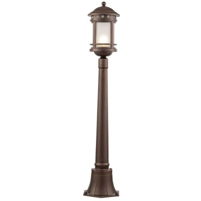 Image of Outdoor Salamanca Brown Bollard Landscape Light IP44