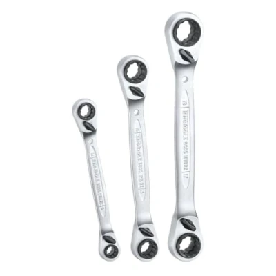 Image of Teng 6503RX 8 19 mm Multi Ratchet Ring Spanner Set (Pack of 3)