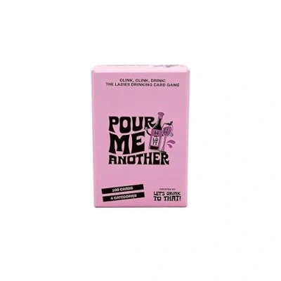 Image of Lets Drink To That Pour Me Another Ultimate Hen Party Accessories Board Games for Girls and Ladies Night Outs Bachelorette Fun Games, Dare Cards, &amp;