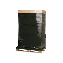 Image of Stretchwrap Film 500mmx250m Black NY17 0500 25Black