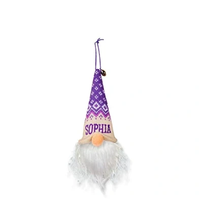 Image of History &amp; Heraldry Light Up Gonk Pre personalised Christmas Hanging Decoration Sophia 00269860742