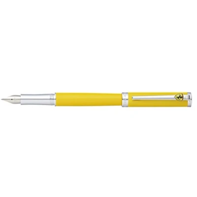 Image of Sheaffer Ferrari Intensity Satin Yellow Fountain Pen, Fine Nib (FE0952243)
