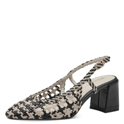 Image of Tamaris Women&#039; 1 29614 42 Pump, Black (Black Comb), 5 UK